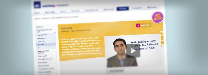 Recent Post Production Work – AXA Graduate Films